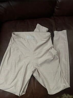 Woman's Neutral Beige Leggings - Brand new balance